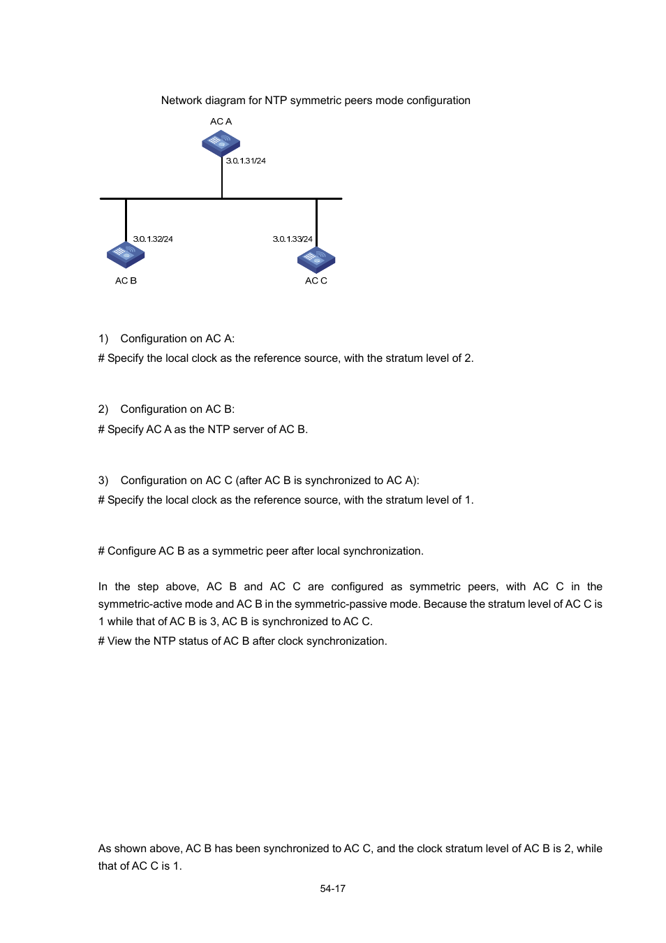 Network diagram, Configuration procedure | H3C Technologies H3C WX6000 Series Access Controllers User Manual | Page 502 / 678
