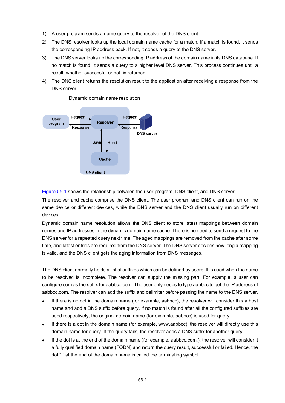 Dns suffixes | H3C Technologies H3C WX6000 Series Access Controllers User Manual | Page 512 / 678