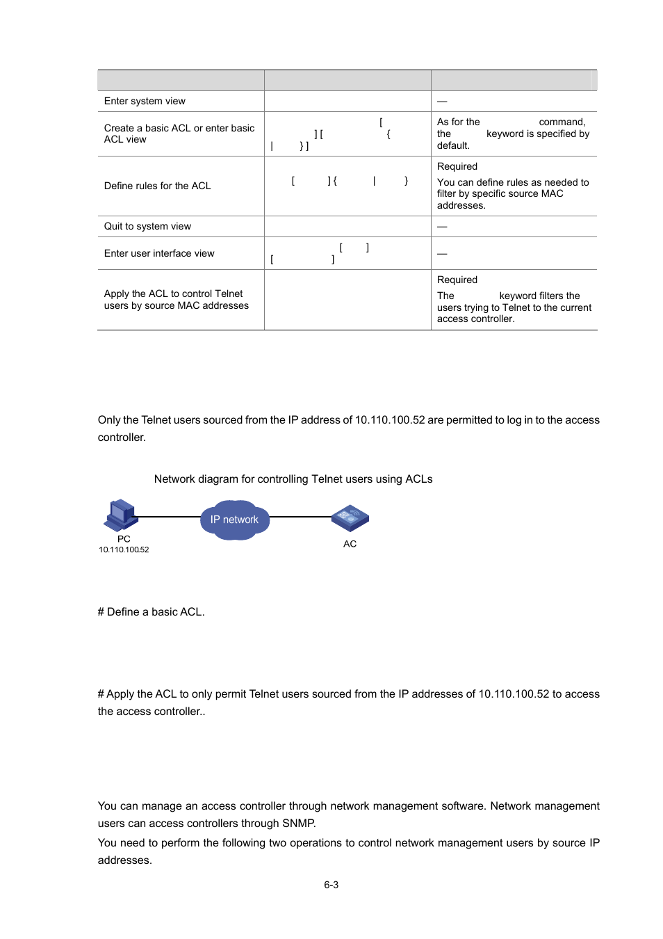 Configuration example, Network requirements, Network diagram | Configuration procedure | H3C Technologies H3C WX6000 Series Access Controllers User Manual | Page 53 / 678