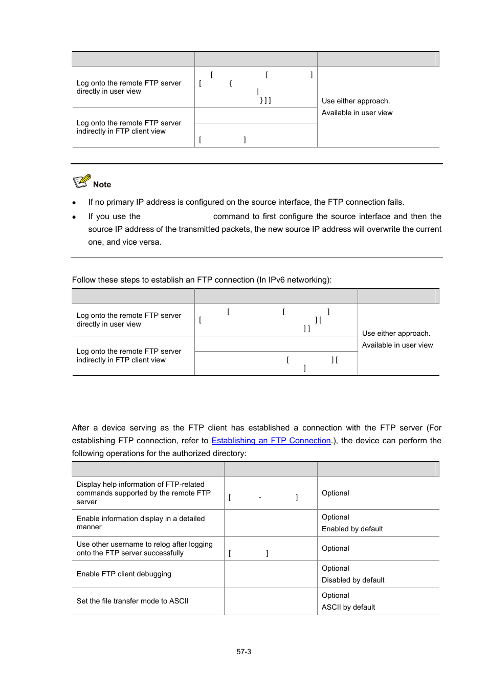 Configuring the ftp client | H3C Technologies H3C WX6000 Series Access Controllers User Manual | Page 532 / 678