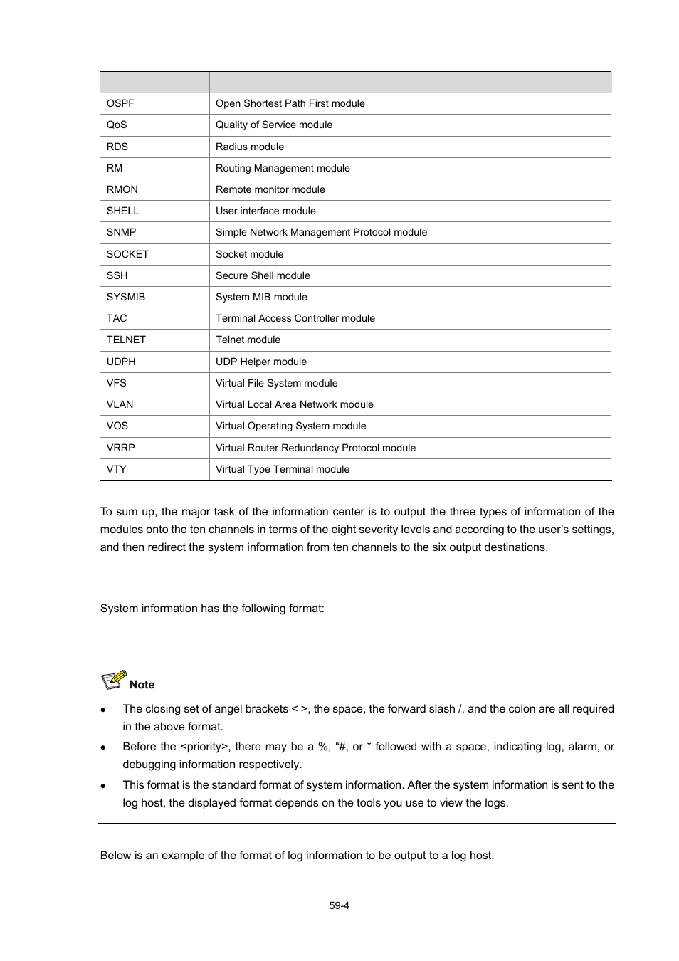 System information format | H3C Technologies H3C WX6000 Series Access Controllers User Manual | Page 546 / 678
