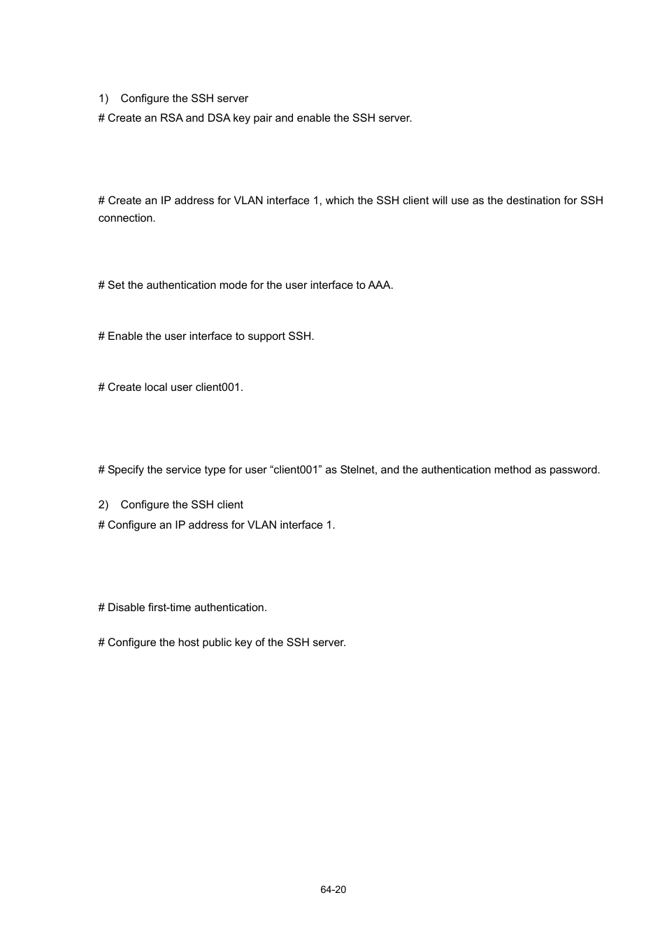 Configuration procedure | H3C Technologies H3C WX6000 Series Access Controllers User Manual | Page 625 / 678