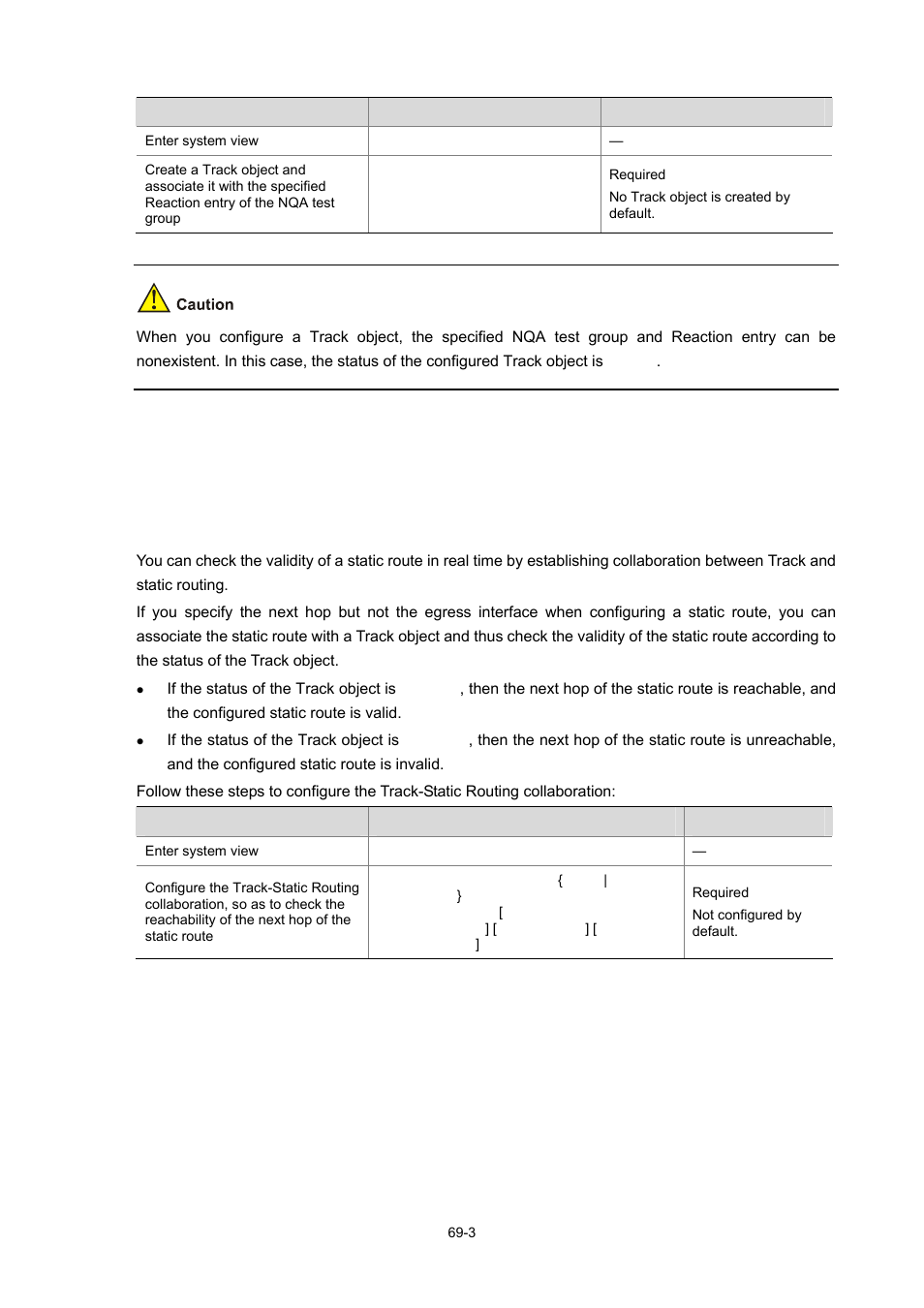 Configuring track-static routing collaboration | H3C Technologies H3C WX6000 Series Access Controllers User Manual | Page 668 / 678