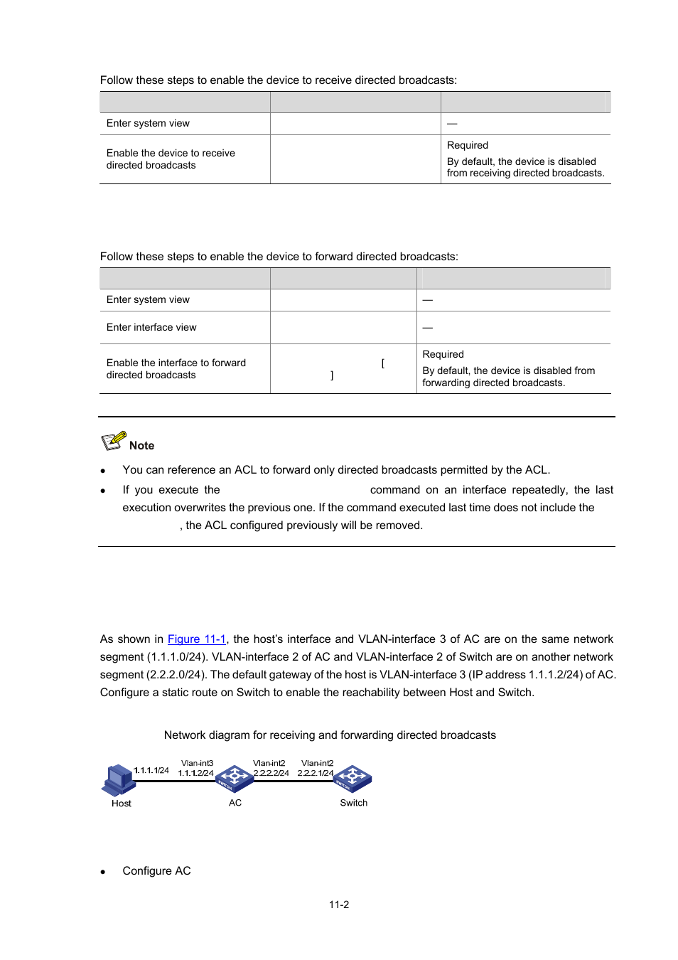 Configuration example, Network requirements, Network diagram | Configuration procedure | H3C Technologies H3C WX6000 Series Access Controllers User Manual | Page 95 / 678