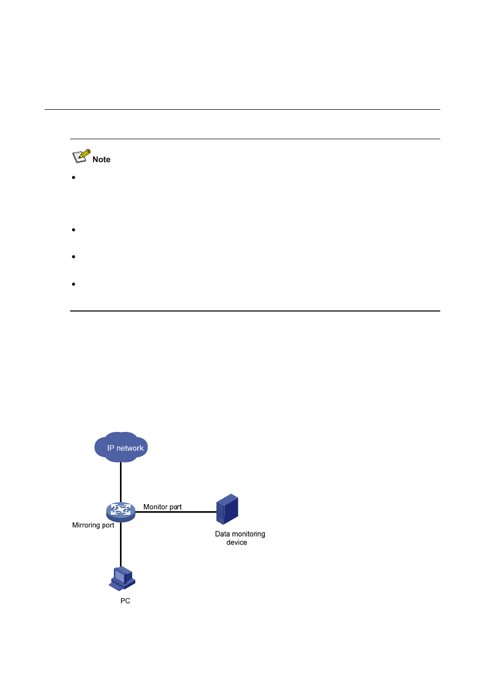 16 port mirroring configuration, Introduction to port mirroring, Port mirroring configuration | H3C Technologies H3C WX6000 Series Access Controllers User Manual | Page 111 / 613