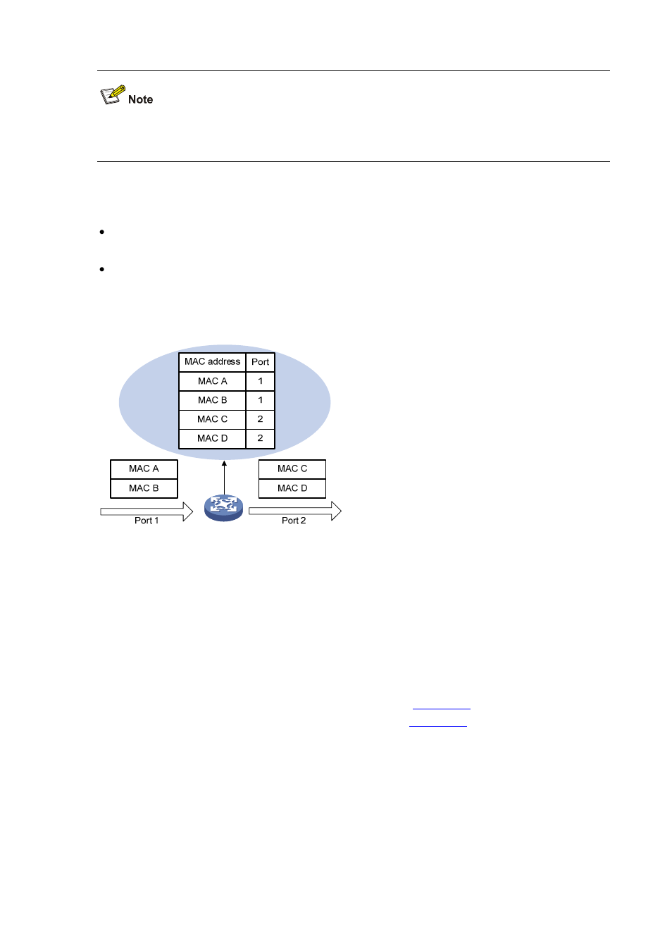 Configuring mac addresses, Configuring a mac address entry, Configuring a mac address entry -2 | H3C Technologies H3C WX6000 Series Access Controllers User Manual | Page 143 / 613