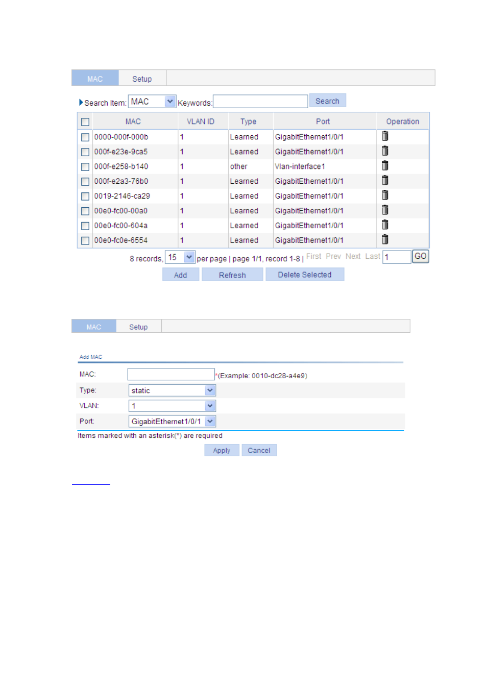 Figure 20-2, Click, Figure 20-3 | H3C Technologies H3C WX6000 Series Access Controllers User Manual | Page 144 / 613