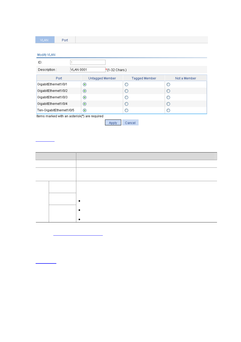 Modifying a port, Figure 21-6 | H3C Technologies H3C WX6000 Series Access Controllers User Manual | Page 152 / 613