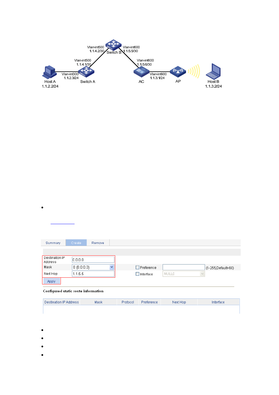 Configuration outlines, Configuration procedure | H3C Technologies H3C WX6000 Series Access Controllers User Manual | Page 192 / 613