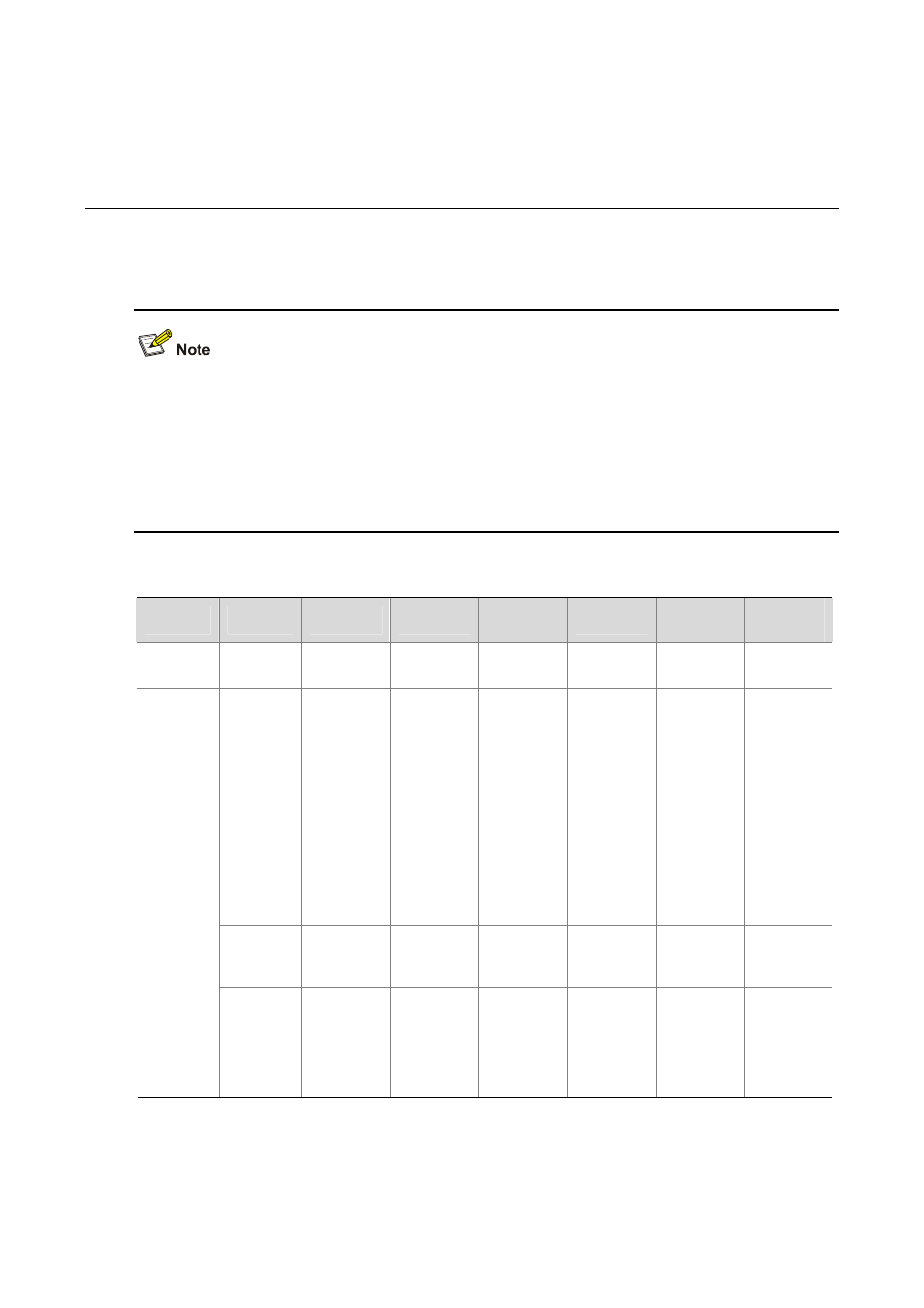 4 feature matrixes, Feature matrix for the wx5000 series, Feature matrixes | H3C Technologies H3C WX6000 Series Access Controllers User Manual | Page 24 / 613