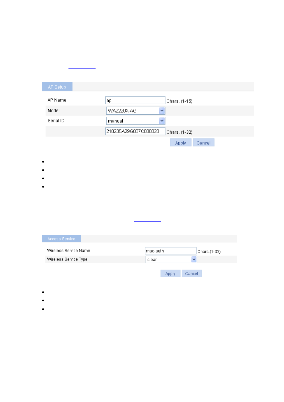 Configuration procedure | H3C Technologies H3C WX6000 Series Access Controllers User Manual | Page 294 / 613