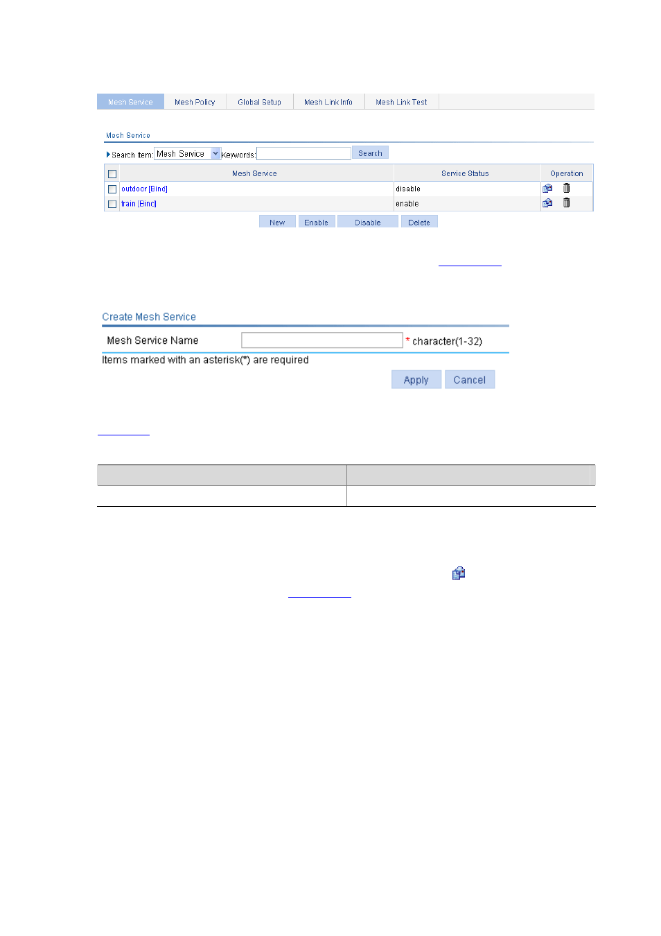 Configuring a mesh service, Own in, Figure 32-11 | H3C Technologies H3C WX6000 Series Access Controllers User Manual | Page 318 / 613