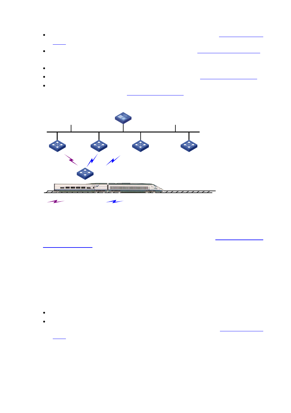 Configuration procedure, Mesh point-to-multipoint configuration example, Network requirements | Mesh point-to-multipoint configuration example -25, Figure 32-39 | H3C Technologies H3C WX6000 Series Access Controllers User Manual | Page 334 / 613