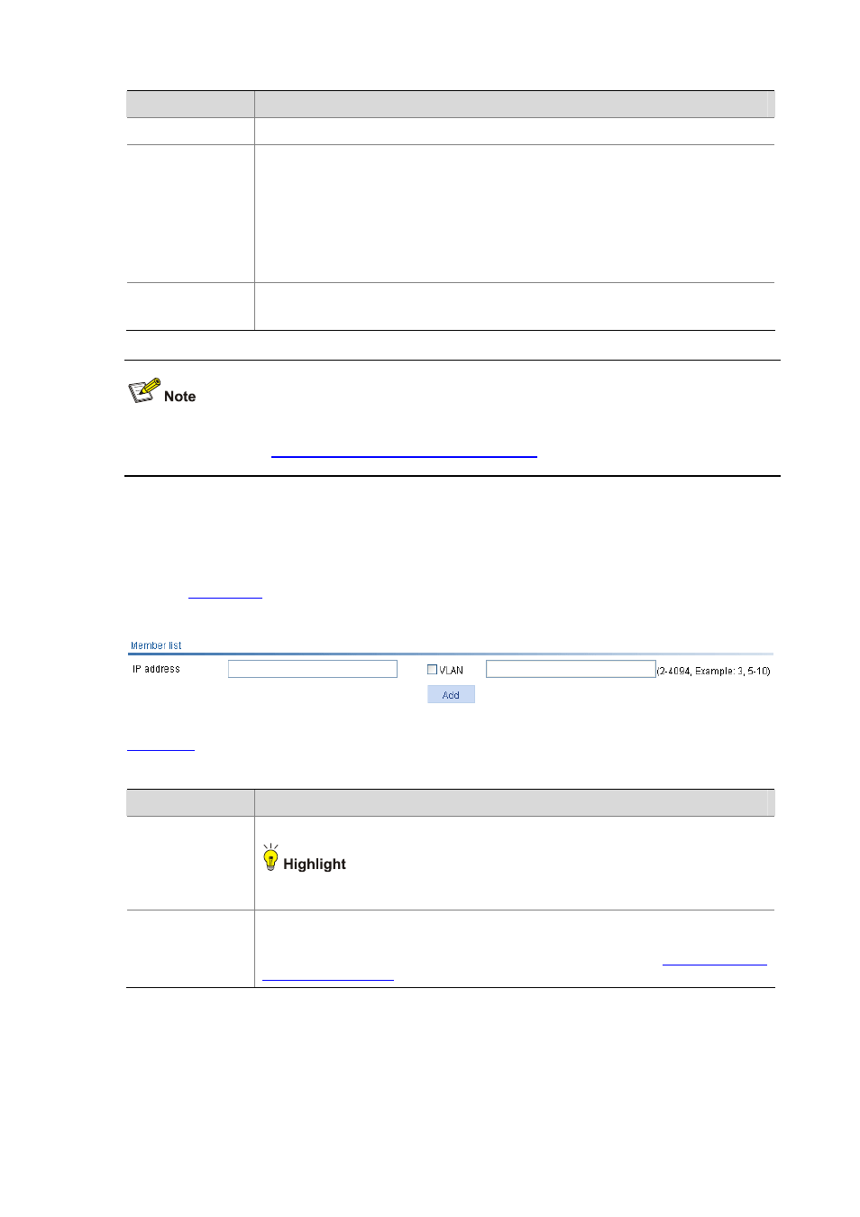 Adding a group member | H3C Technologies H3C WX6000 Series Access Controllers User Manual | Page 342 / 613