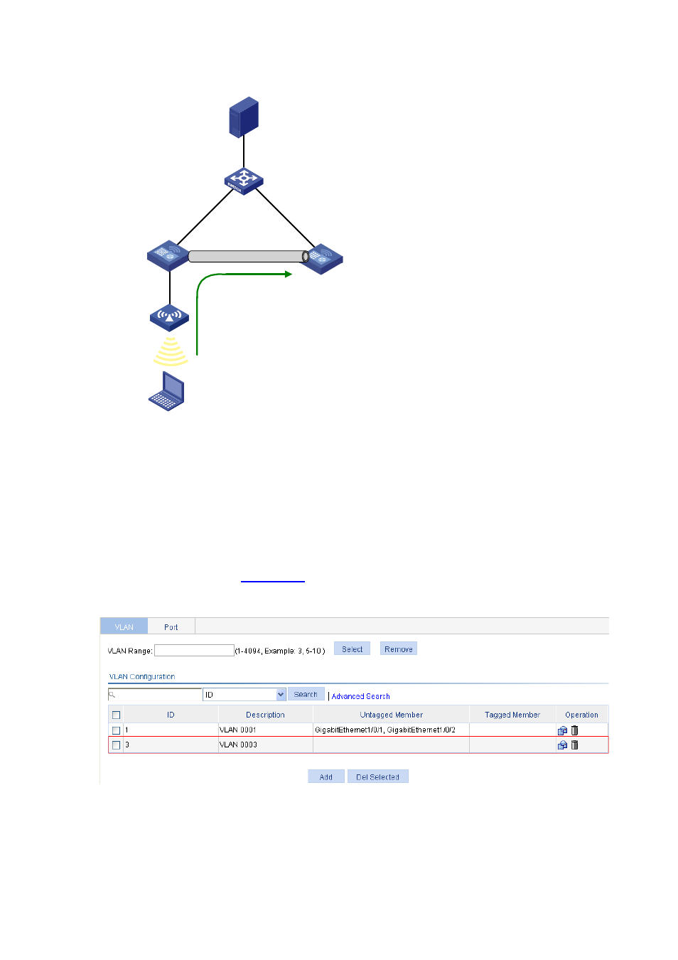 Configuration procedures | H3C Technologies H3C WX6000 Series Access Controllers User Manual | Page 353 / 613