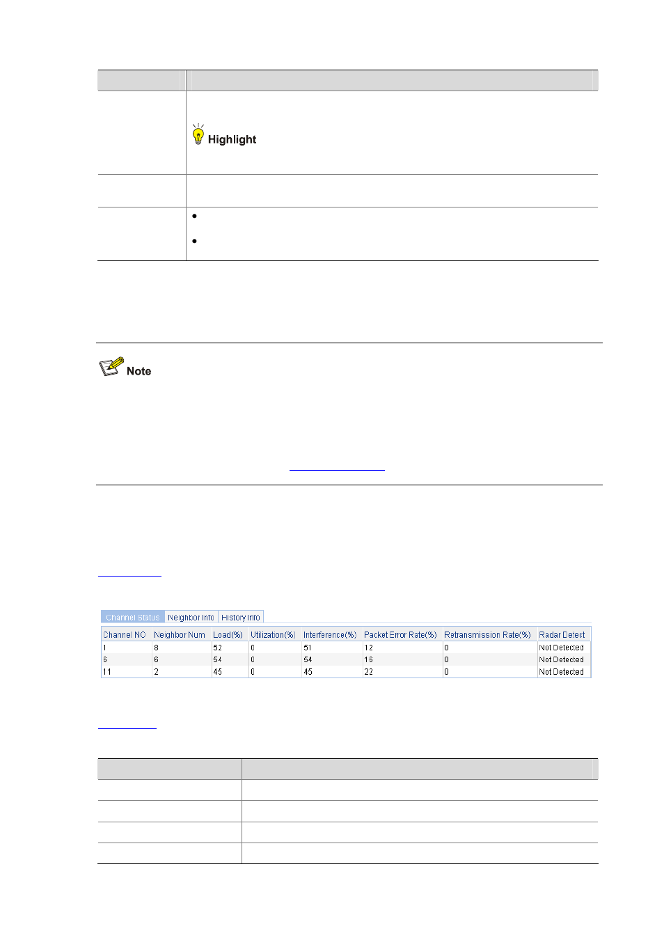 Calibration operations, Displaying channel status | H3C Technologies H3C WX6000 Series Access Controllers User Manual | Page 372 / 613