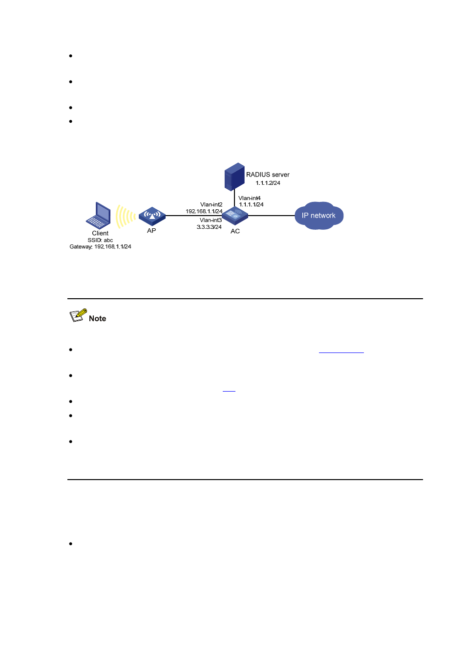 Configuration procedure | H3C Technologies H3C WX6000 Series Access Controllers User Manual | Page 412 / 613