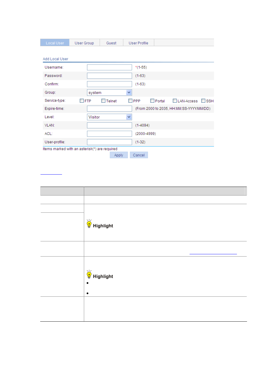H3C Technologies H3C WX6000 Series Access Controllers User Manual | Page 464 / 613