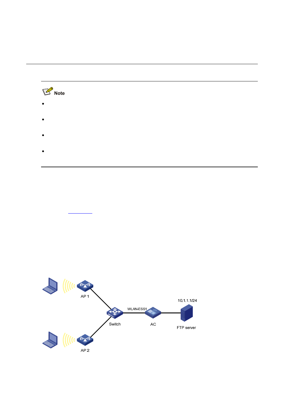 47 acl/qos configuration example, Acl/qos configuration example, Network requirements | H3C Technologies H3C WX6000 Series Access Controllers User Manual | Page 551 / 613