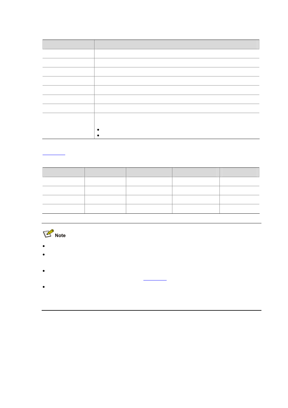 Display the radio statistics, Table 48-5 | H3C Technologies H3C WX6000 Series Access Controllers User Manual | Page 568 / 613