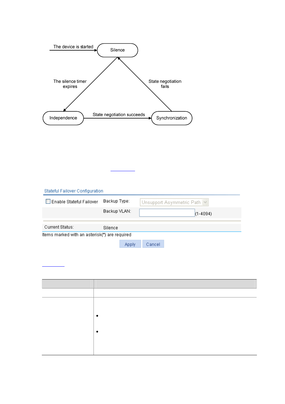 Configuring stateful failover | H3C Technologies H3C WX6000 Series Access Controllers User Manual | Page 607 / 613