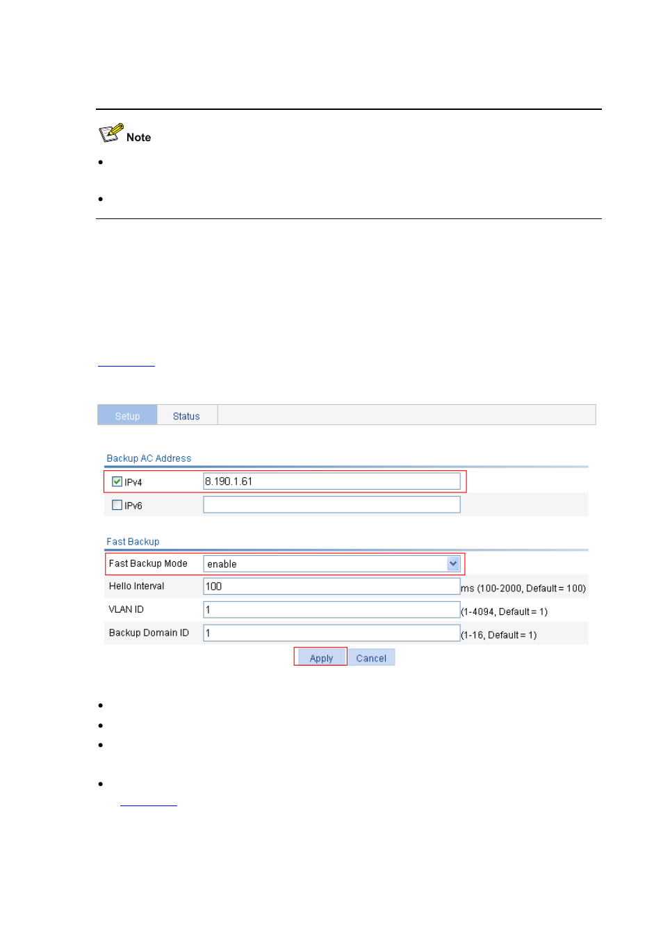 Configuration procedure | H3C Technologies H3C WX6000 Series Access Controllers User Manual | Page 609 / 613