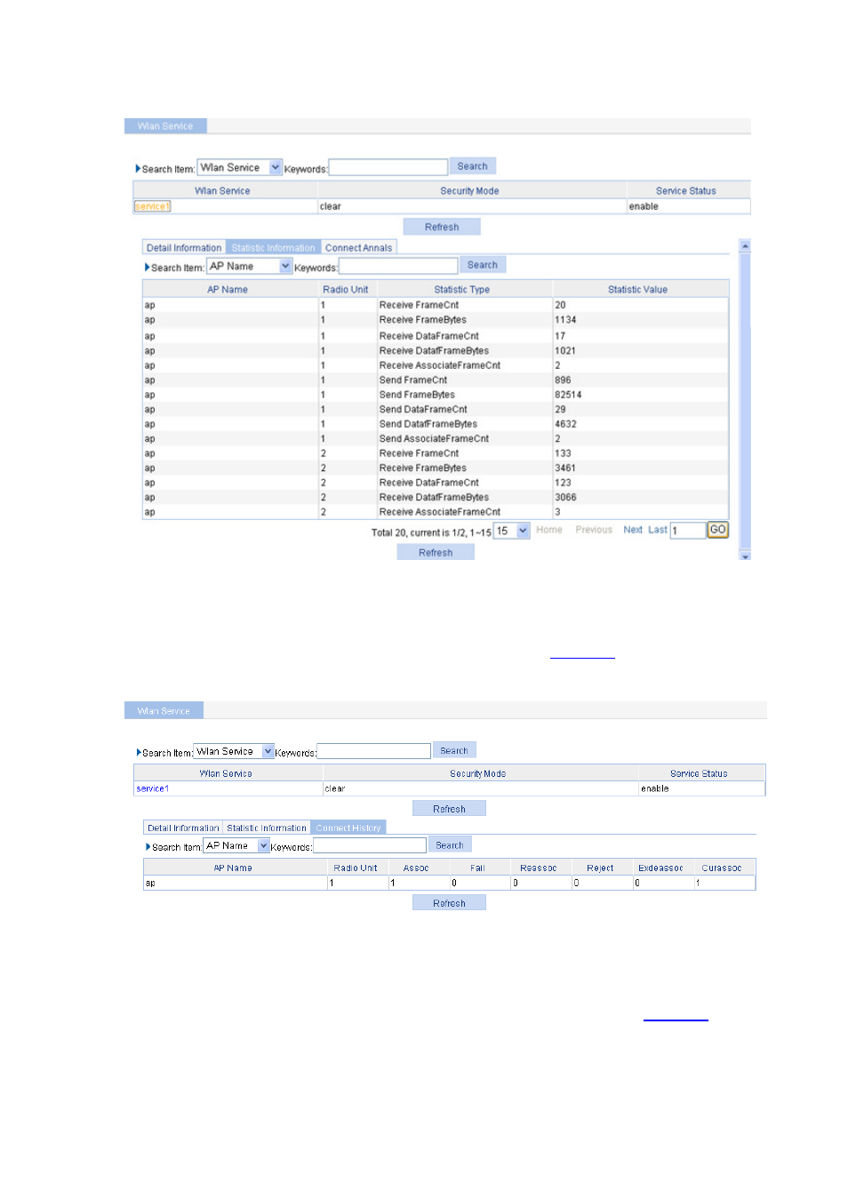 Displaying ap | H3C Technologies H3C WX6000 Series Access Controllers User Manual | Page 68 / 613