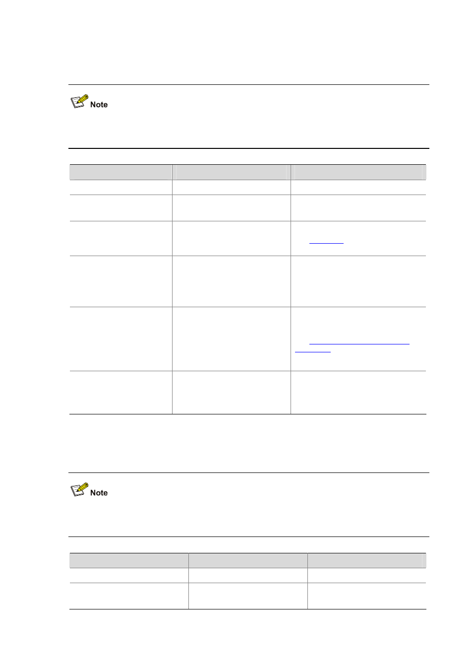 Outputting system information to the trap buffer, Outputting system information to the log buffer | H3C Technologies H3C WX6000 Series Access Controllers User Manual | Page 125 / 179