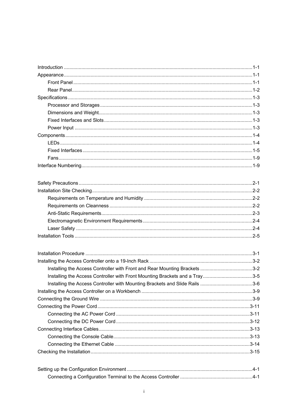 H3C Technologies H3C WX5000 Series Access Controllers User Manual | Page 5 / 85