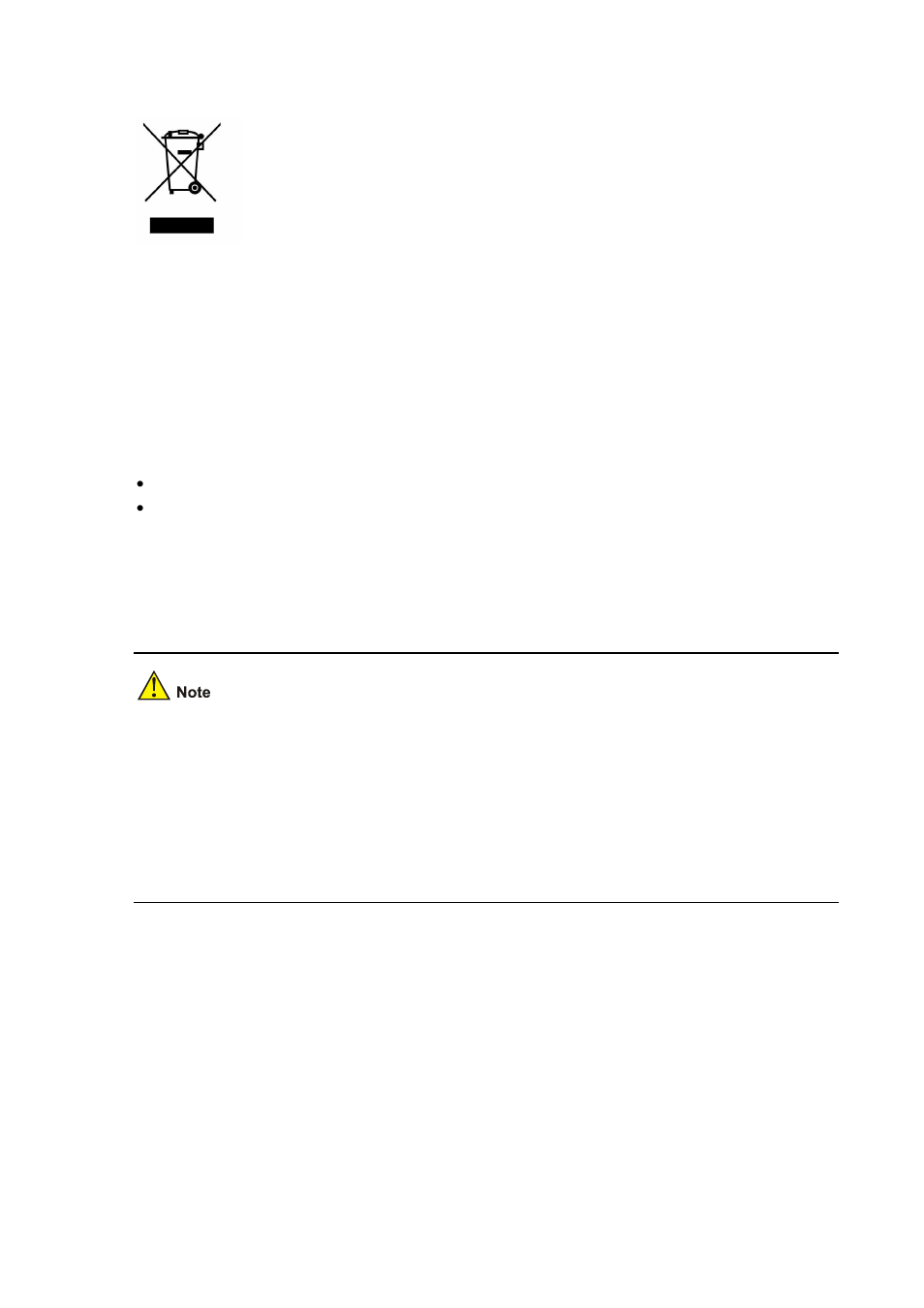 Weee directive–2002/96/ec, Usa regulatory compliance, Fcc part 15 | Canada regulatory compliance, Ices-003 | H3C Technologies H3C WX5000 Series Access Controllers User Manual | Page 78 / 85