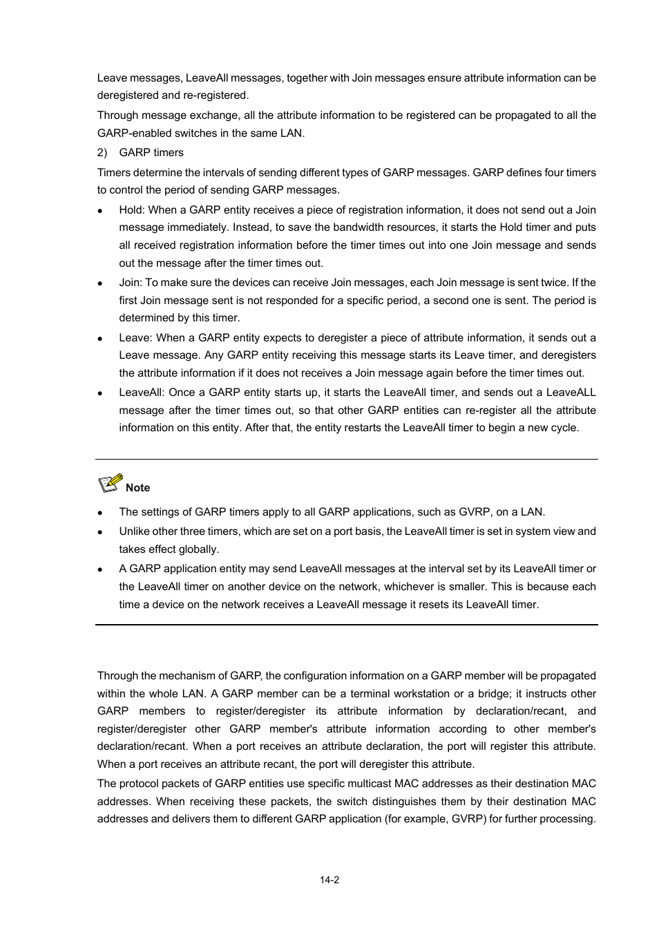 Operating mechanism of garp | H3C Technologies H3C WX3000 Series Unified Switches User Manual | Page 108 / 686