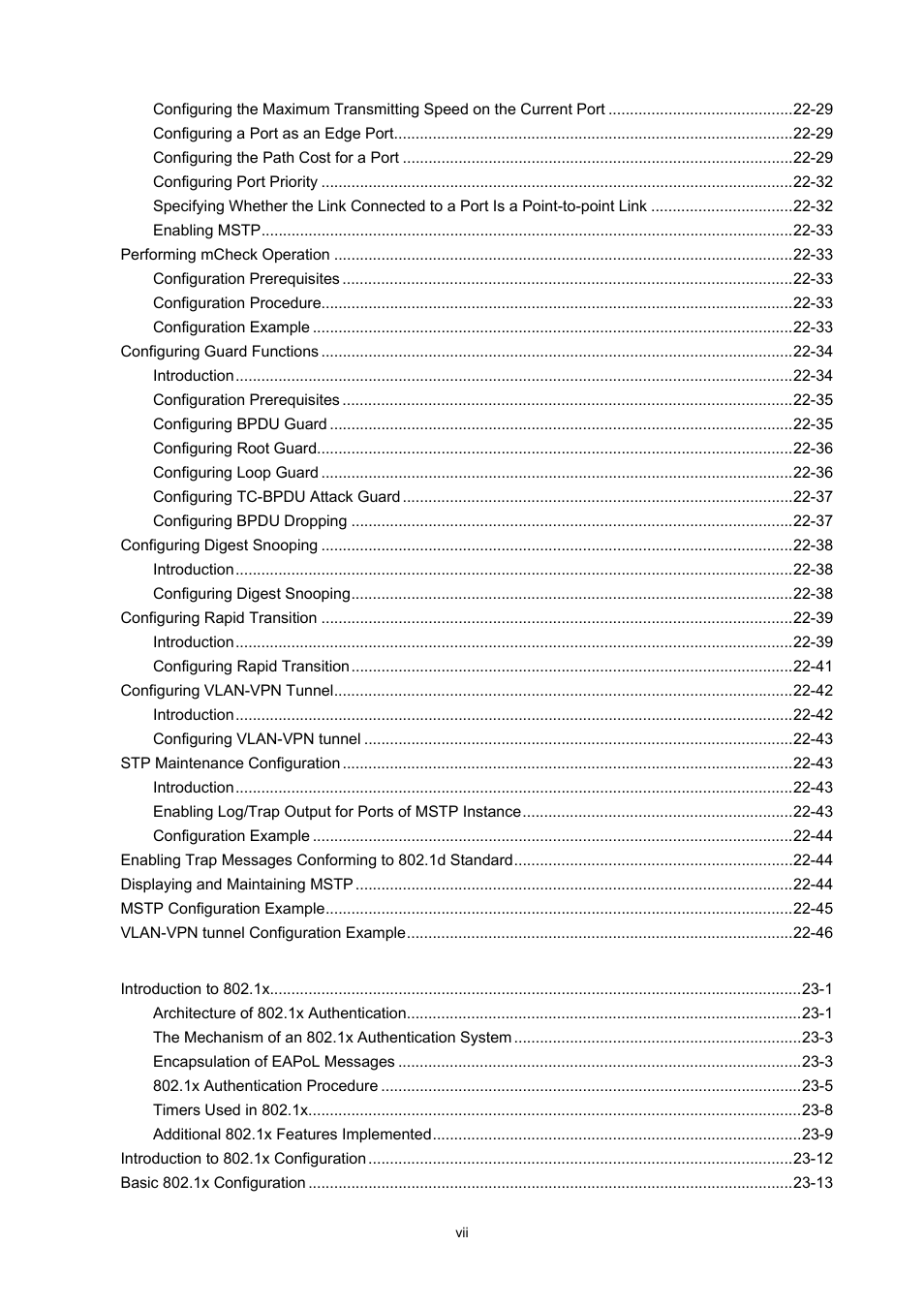 H3C Technologies H3C WX3000 Series Unified Switches User Manual | Page 12 / 686