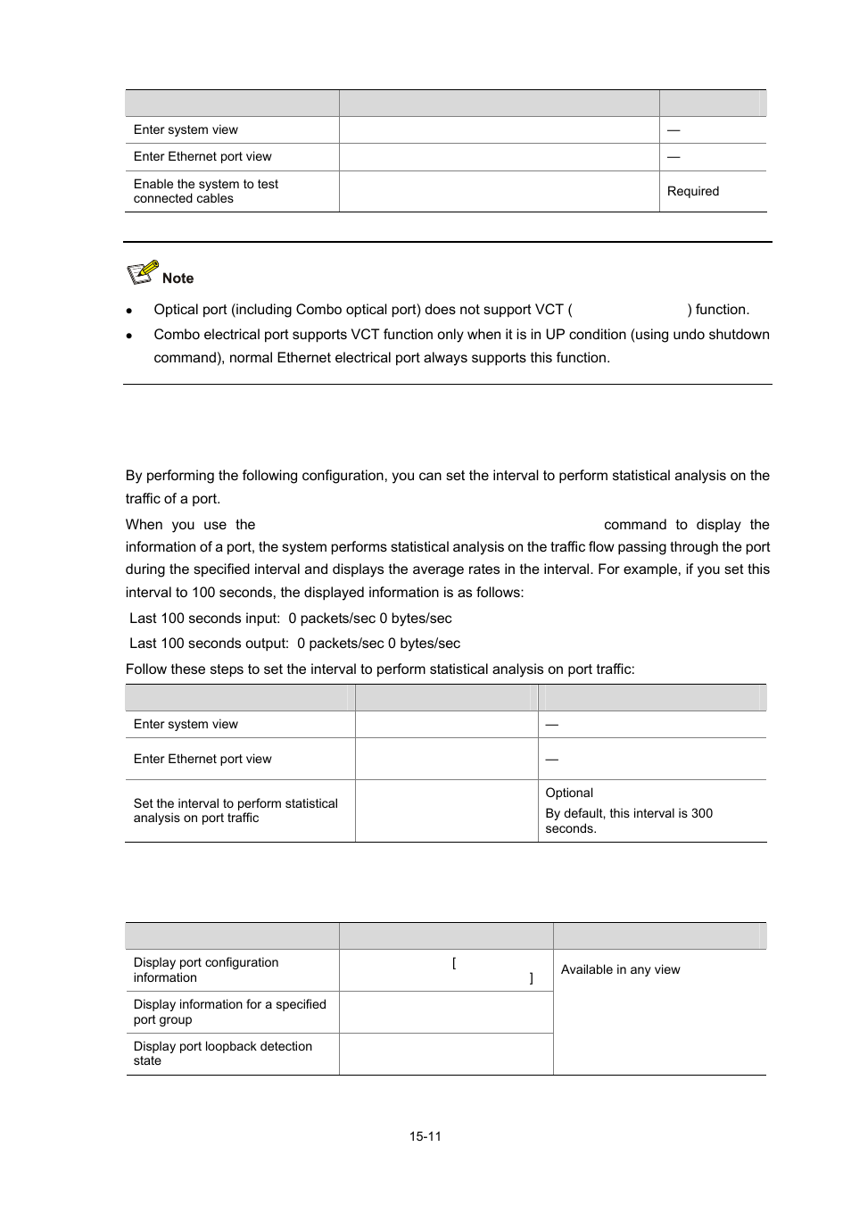 Displaying and maintaining ethernet ports | H3C Technologies H3C WX3000 Series Unified Switches User Manual | Page 126 / 686
