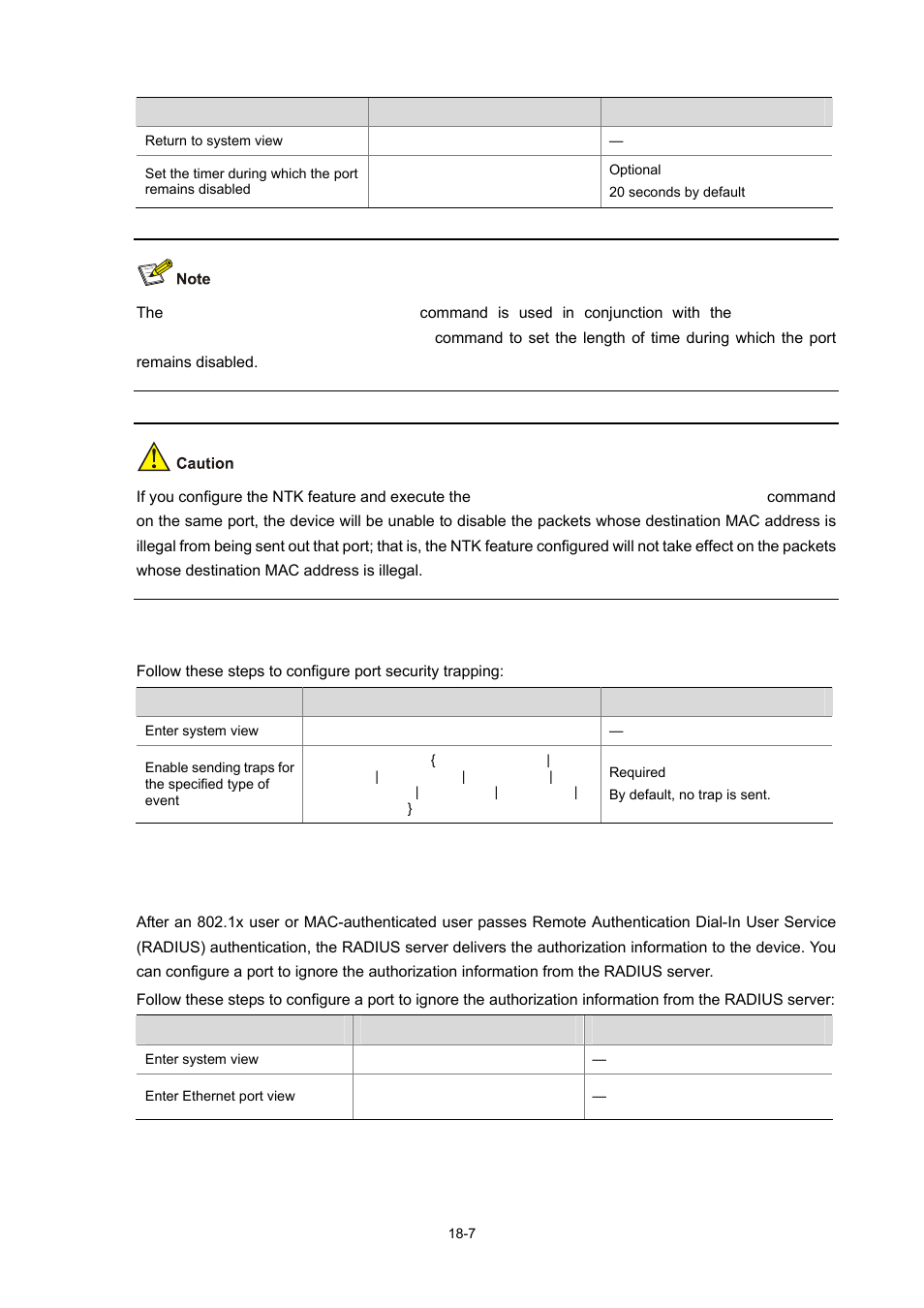 Configuring the trap feature | H3C Technologies H3C WX3000 Series Unified Switches User Manual | Page 148 / 686