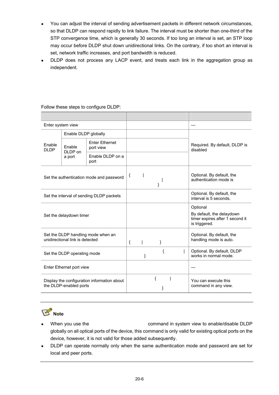 Dldp configuration, Dldp configuration tasks | H3C Technologies H3C WX3000 Series Unified Switches User Manual | Page 159 / 686