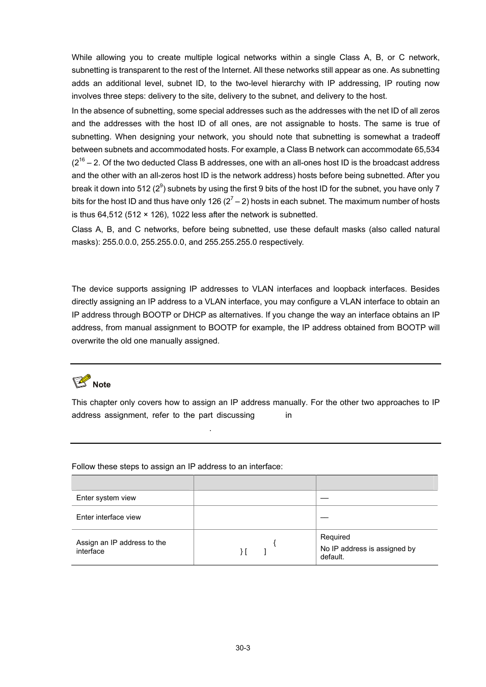 Configuring ip addresses | H3C Technologies H3C WX3000 Series Unified Switches User Manual | Page 294 / 686