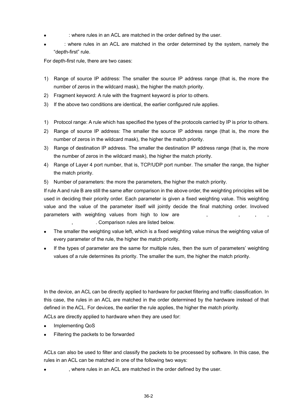 Ways to apply an acl on a device, Ways to apply an acl on a device -2 | H3C Technologies H3C WX3000 Series Unified Switches User Manual | Page 331 / 686