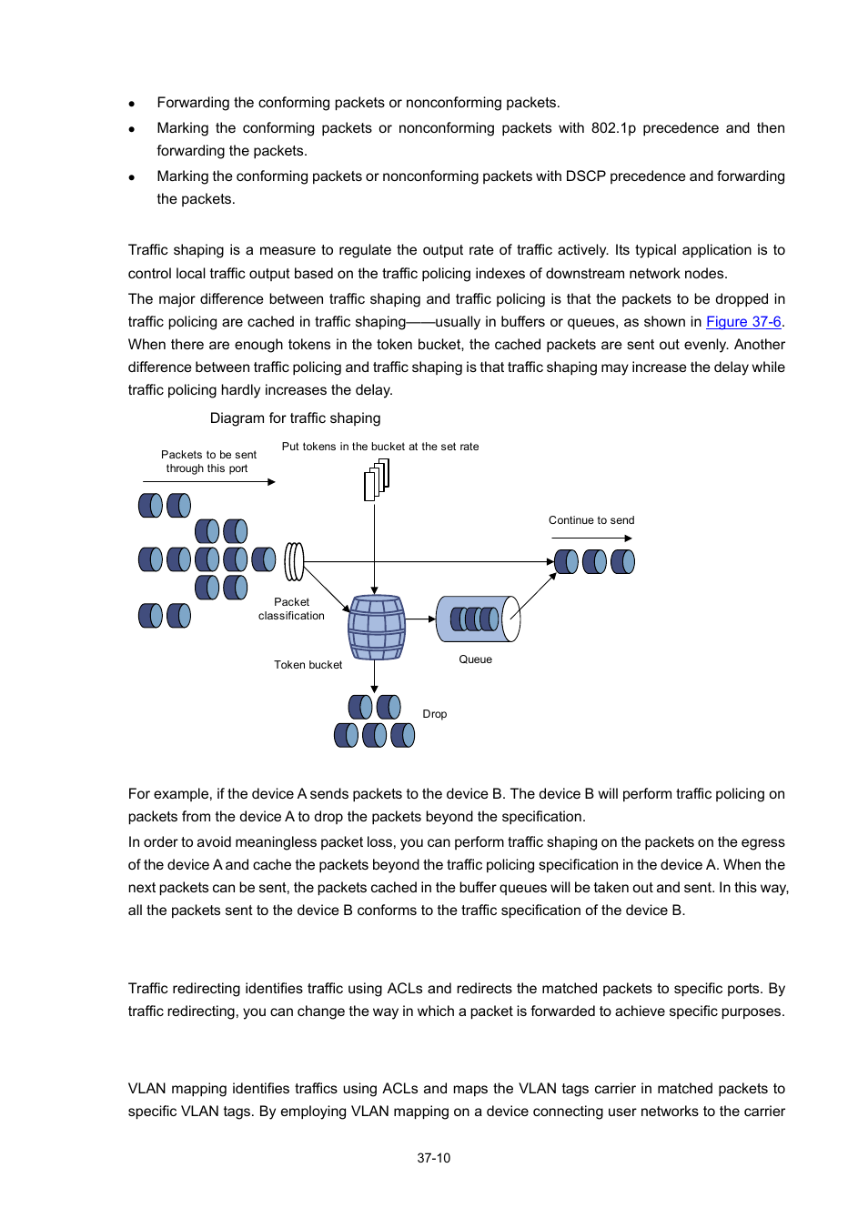 Traffic redirecting, Vlan mapping, 10 vlan mapping | H3C Technologies H3C WX3000 Series Unified Switches User Manual | Page 354 / 686