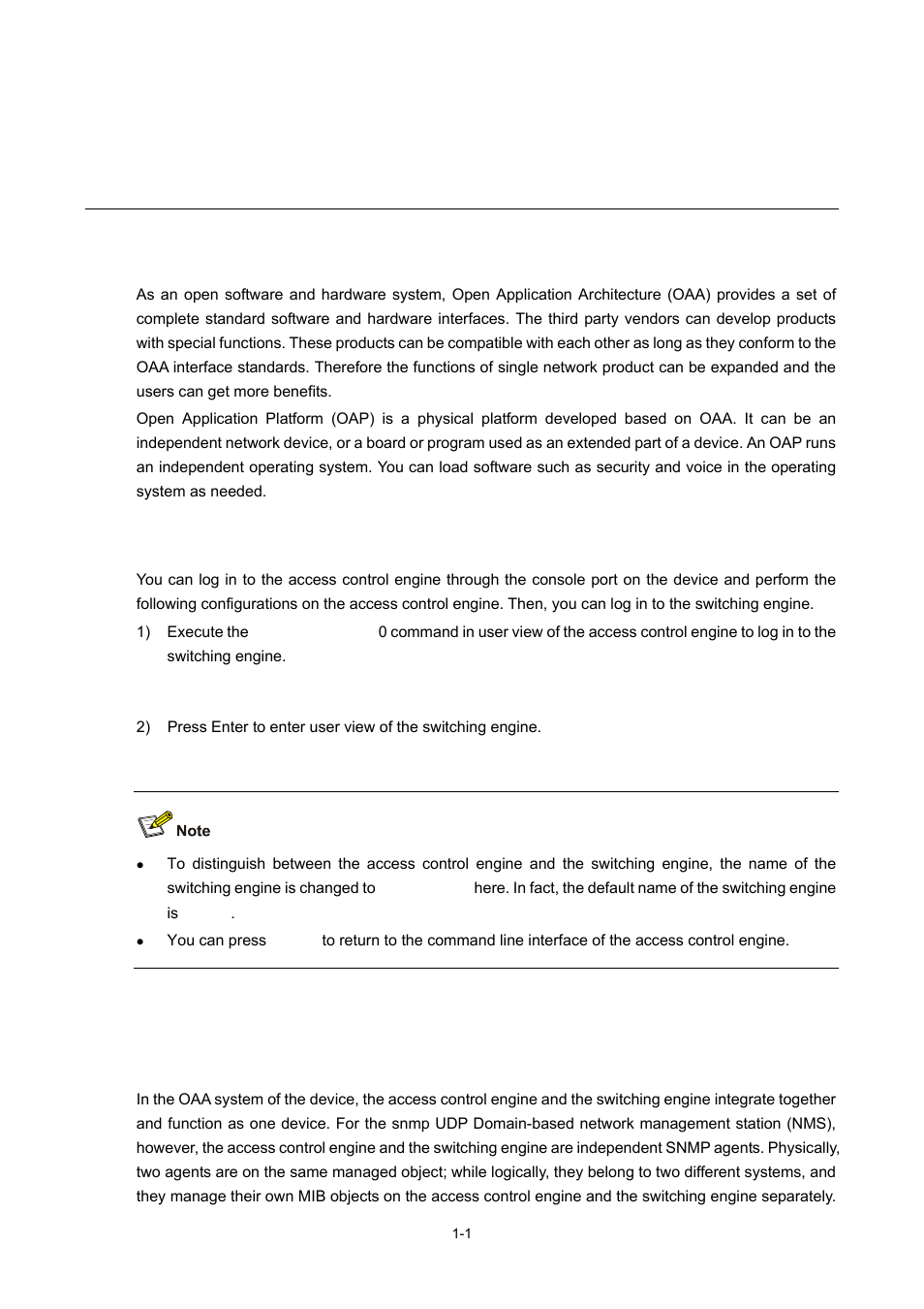 3 logging in through oap, Oap overview, Logging in to the switching engine through oap | Logging in through oap | H3C Technologies H3C WX3000 Series Unified Switches User Manual | Page 38 / 686