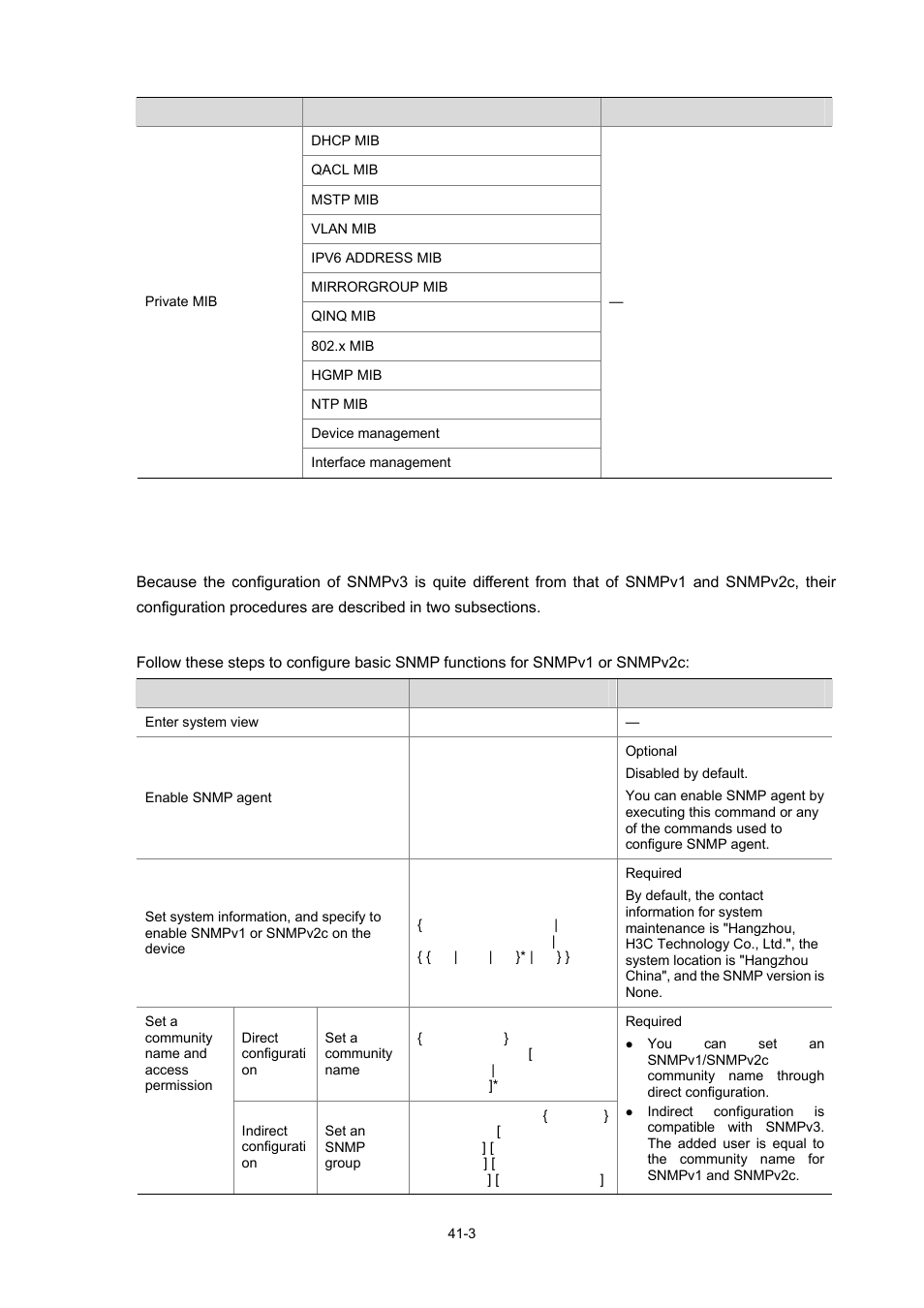 Configuring basic snmp functions | H3C Technologies H3C WX3000 Series Unified Switches User Manual | Page 407 / 686