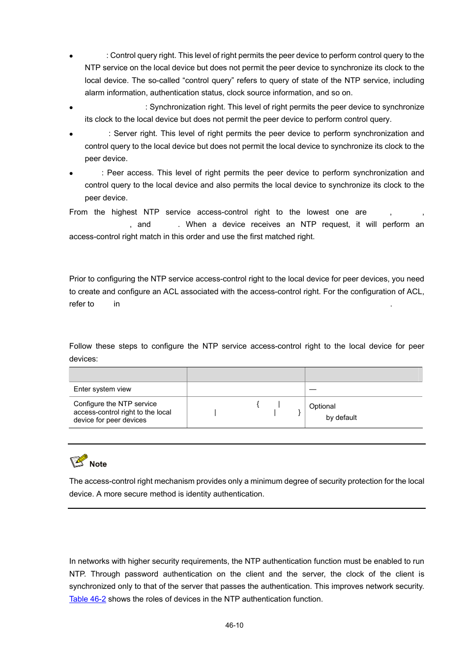 Configuration prerequisites, Configuration procedure, Configuring ntp authentication | 10 configuration procedure, N (see | H3C Technologies H3C WX3000 Series Unified Switches User Manual | Page 461 / 686