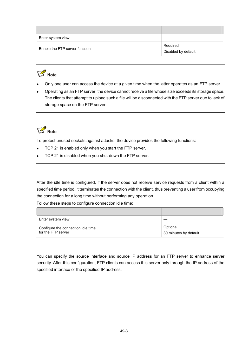 Configuring connection idle time | H3C Technologies H3C WX3000 Series Unified Switches User Manual | Page 516 / 686