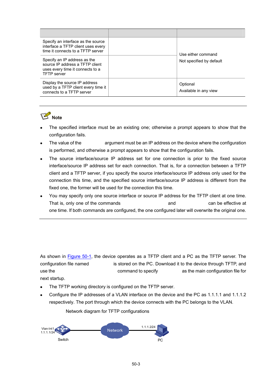 Tftp configuration example | H3C Technologies H3C WX3000 Series Unified Switches User Manual | Page 535 / 686