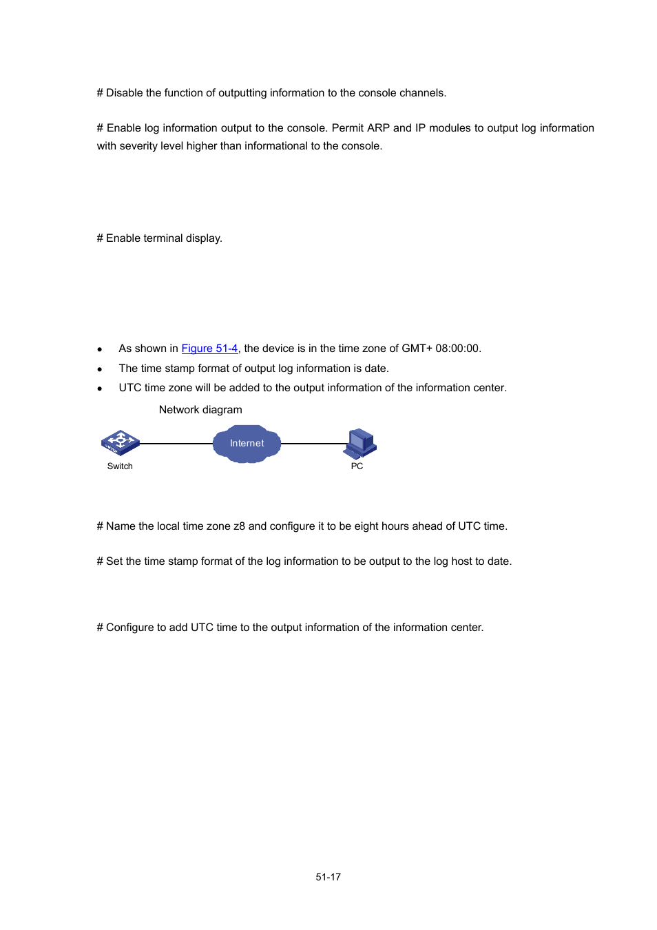 Configuration example | H3C Technologies H3C WX3000 Series Unified Switches User Manual | Page 553 / 686