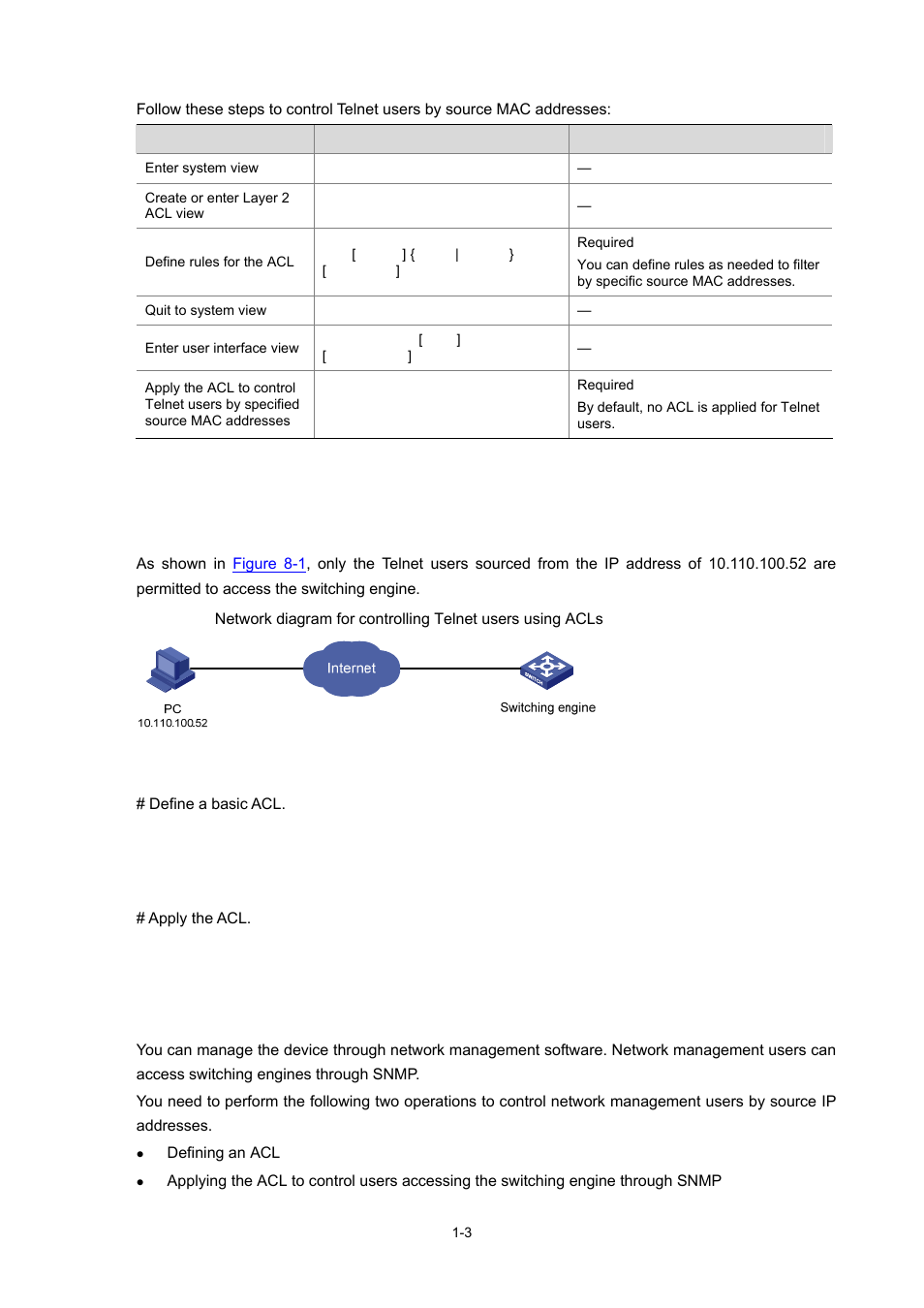 Configuration example, Network requirements, Configuration procedure | H3C Technologies H3C WX3000 Series Unified Switches User Manual | Page 65 / 686