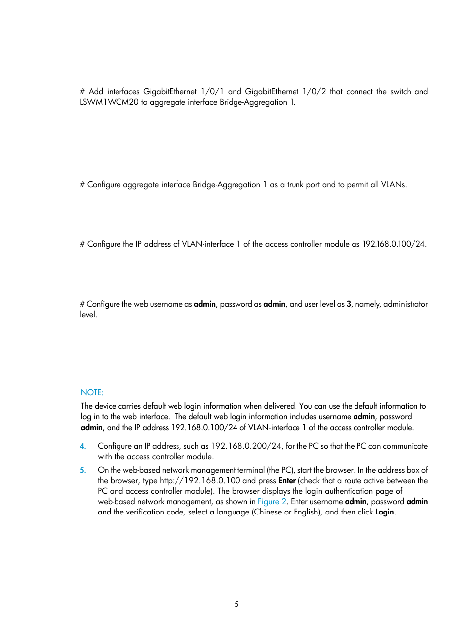 H3C Technologies H3C LSWM1WCM10 Access Controller Module User Manual | Page 12 / 50