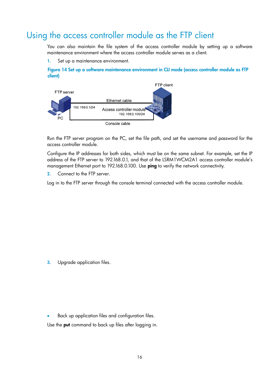 H3C Technologies H3C LSWM1WCM10 Access Controller Module User Manual | Page 23 / 50