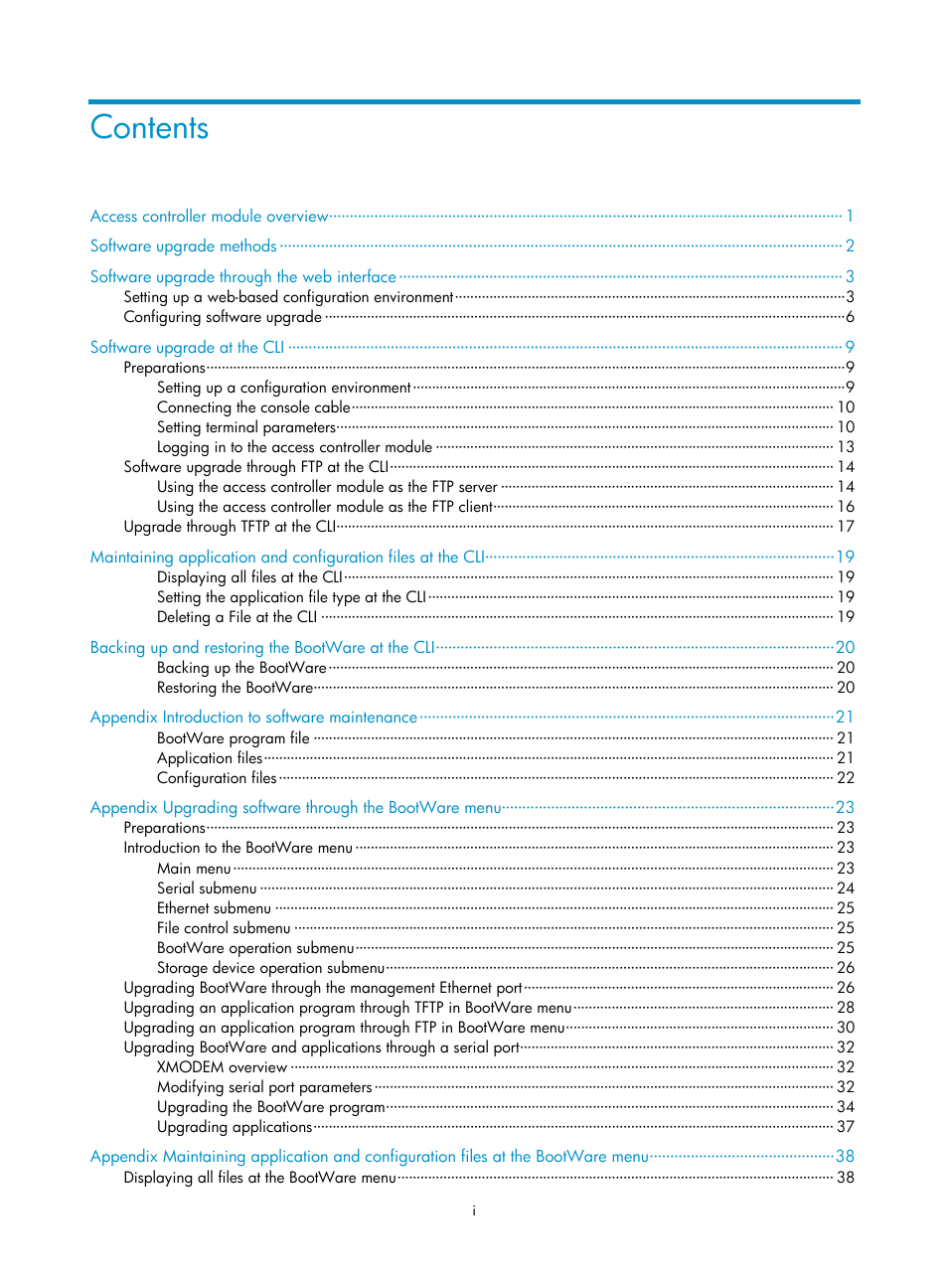 H3C Technologies H3C LSWM1WCM10 Access Controller Module User Manual | Page 6 / 50