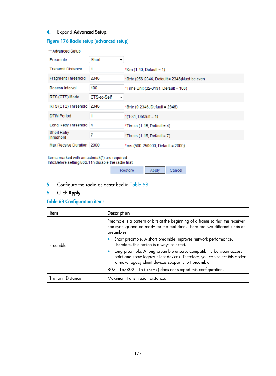 H3C Technologies H3C WA3600 Series Access Points User Manual | Page 190 / 447