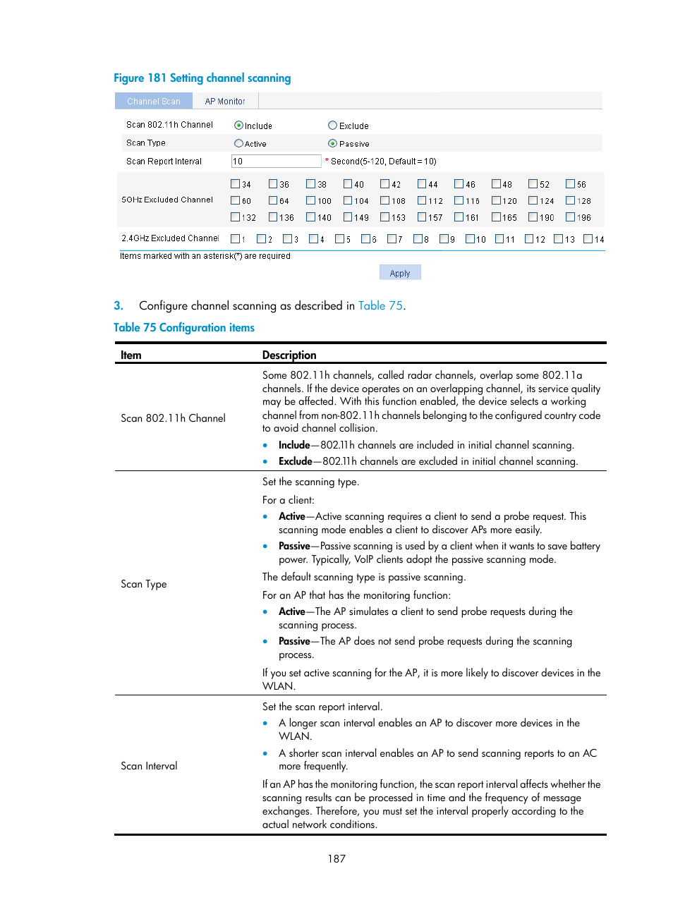 H3C Technologies H3C WA3600 Series Access Points User Manual | Page 200 / 447